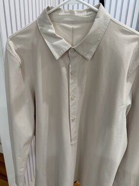 lululemon athletica Men's Long-Sleeve Button Shirt - Cream